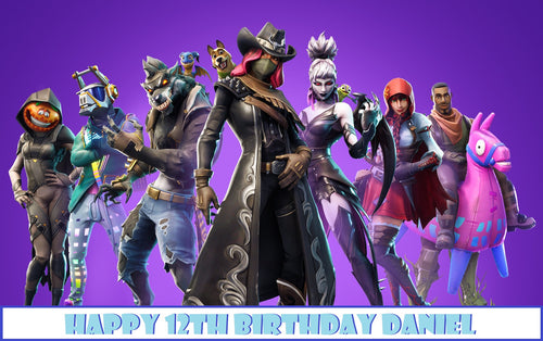 Fortnite  Edible Cake Topper Image