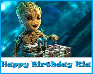 Guardians of the Galaxy Baby Groot Edible Cake Topper