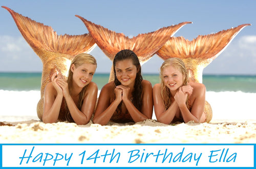 H20 Just Add Water Edible Cake Topper Image Decoration