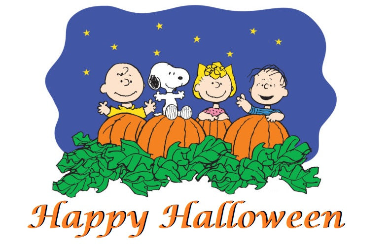 Halloween Charlie Brown and Great Pumpkin Edible Cake Topper Decoration