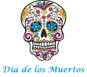 Halloween Sugar Skull Edible Cake Topper Decoration