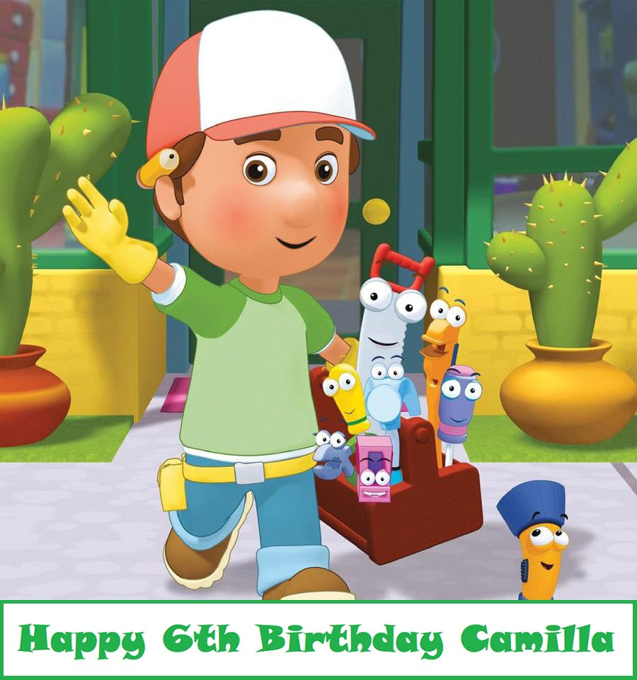 Handy Manny Edible Cake Topper Image Decoration