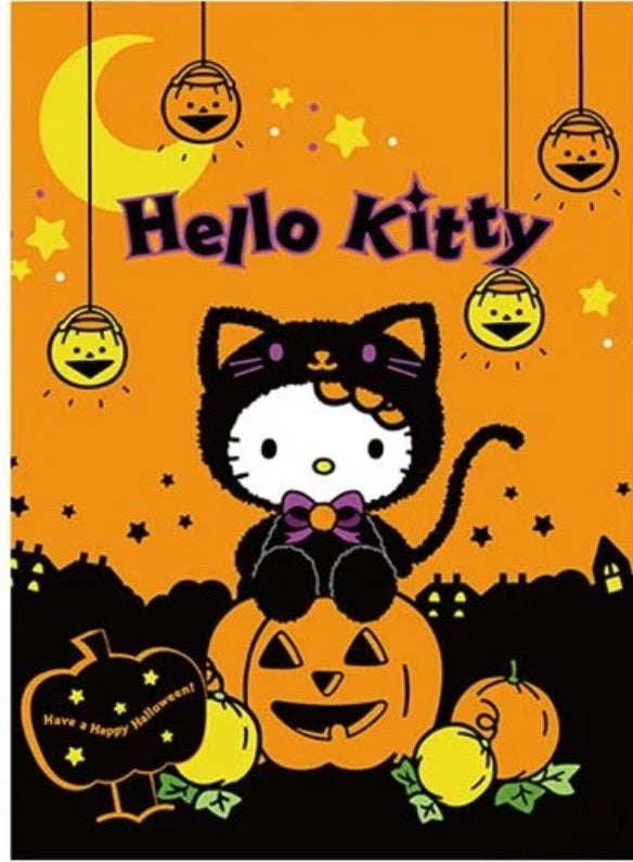 Halloween Hello Kitty  Edible Cake Topper Decoration