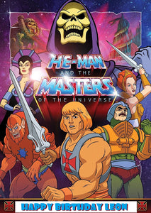 He-Man Master of the Universe Edible Cake Topper Decoration