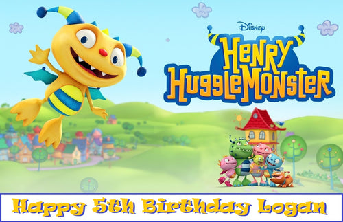 Henry Hugglemonster Edible Cake Topper Decoration