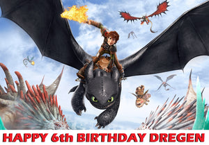 How to Train Your Dragon 2 Edible Cake Topper Decoration