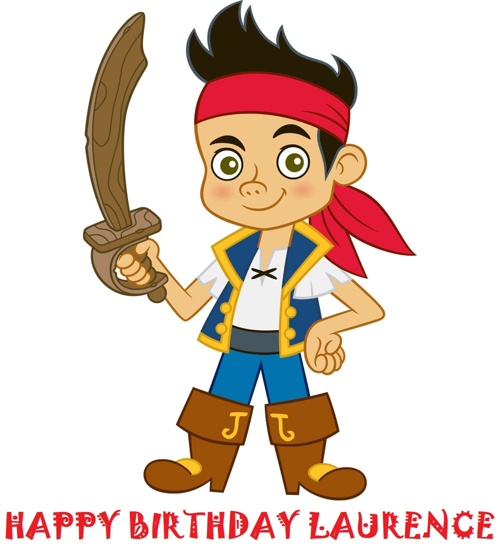 Jake and the Neverland Pirates Edible Cake Topper Decoration