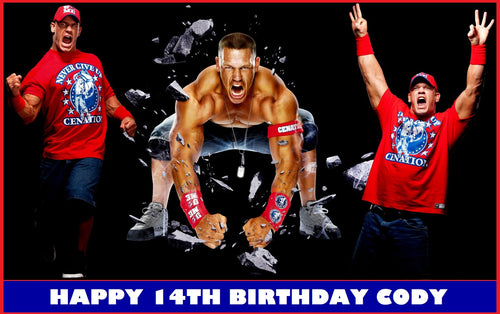 John Cena Edible Cake Topper