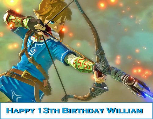 Legend of Zelda Edible Cake Topper Decoration