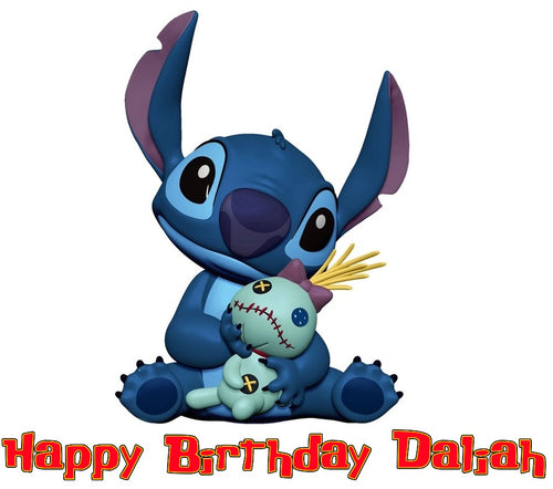 Lilo and Stitch Edible Cake Topper Image Decoration