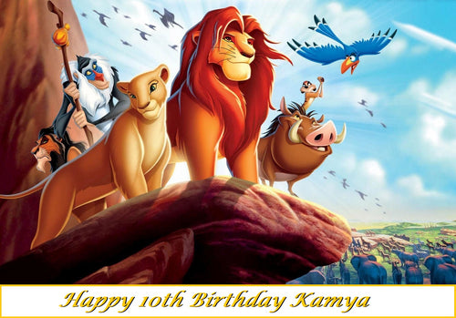 Lion King Edible Cake Topper Decoration
