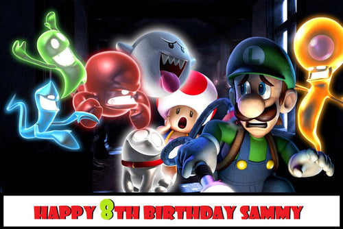 Luigis Mansion 3 Edible Cake Topper