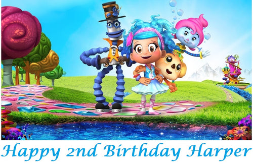 Luna Petunia Edible Cake Topper Decoration