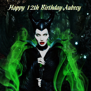 Maleficent Edible Cake Topper Image Decoration