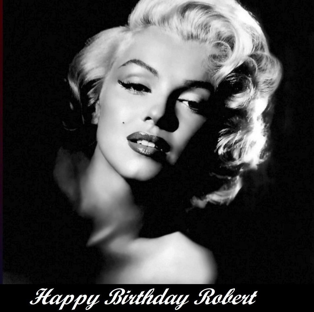 Marilyn Monroe Edible Cake Topper Decoration