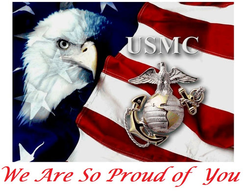 Marine Corps Edible Cake Topper Decoration