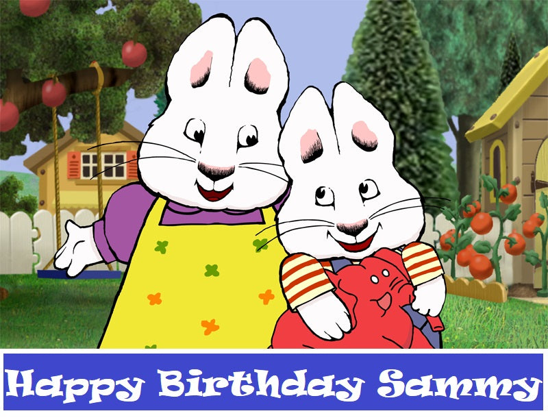 Max and Ruby Edible Cake Topper Decoration