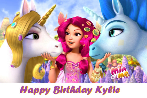 Mia and Me Edible Cake Topper Decoration