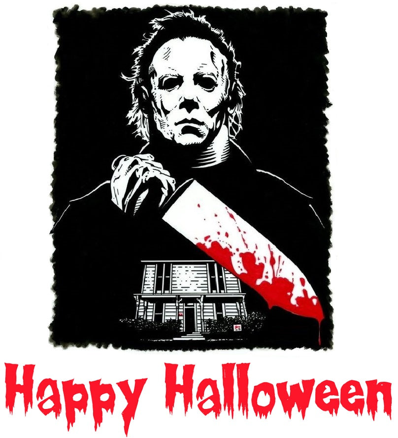 Halloween Michael Myers Edible Cake Topper