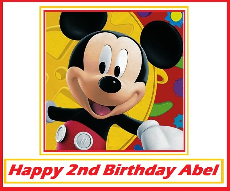 Mickey Mouse Clubhouse Edible Cake Topper