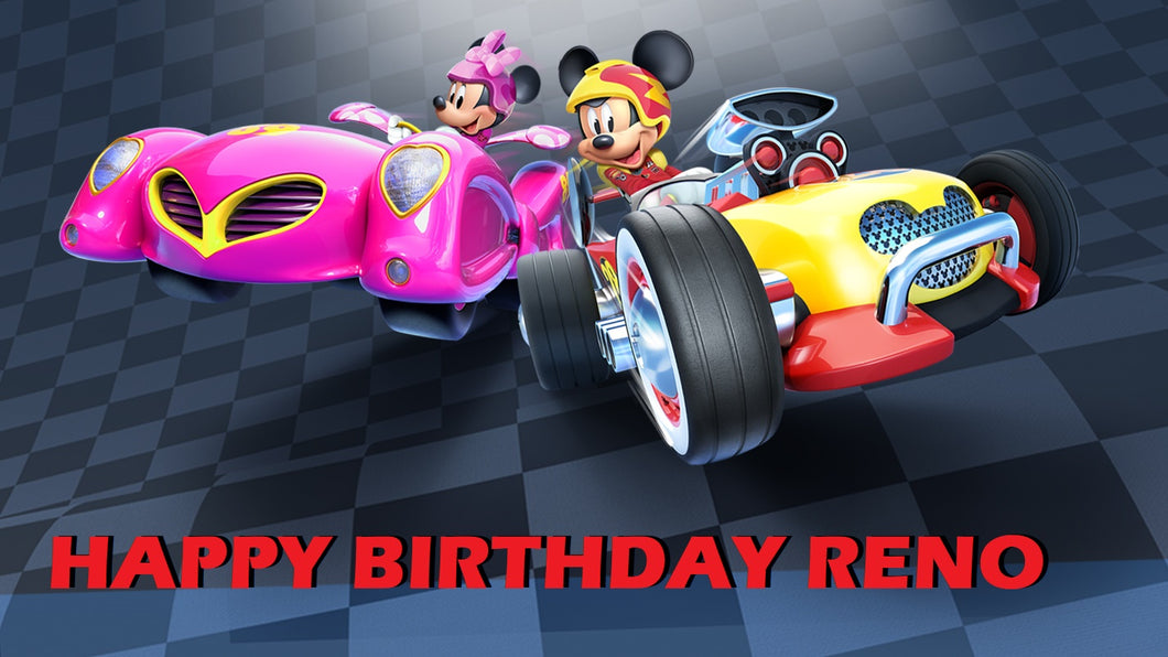 Mickey Mouse and the Roadster Racers Cake Topper
