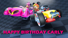 Load image into Gallery viewer, Mickey Mouse and the Roadster Racers Cake Topper