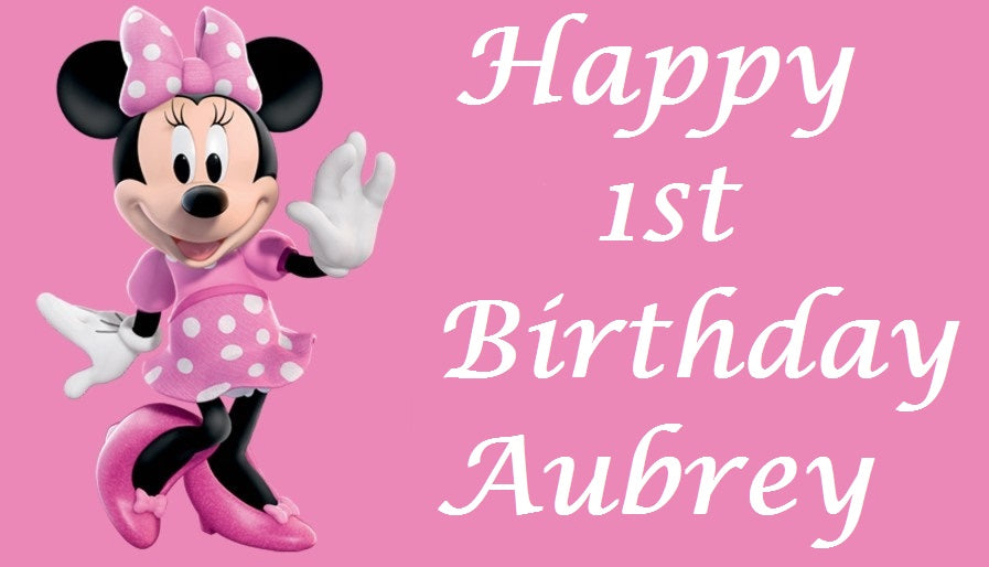 Minnie Mouse Edible Cake Topper Decoration