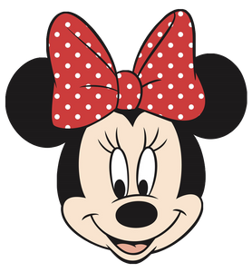 Minnie Mouse Face Edible Cake Topper