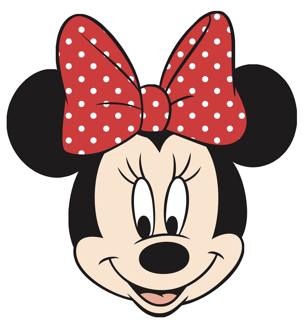 Minnie Mouse Face Edible Cake Topper