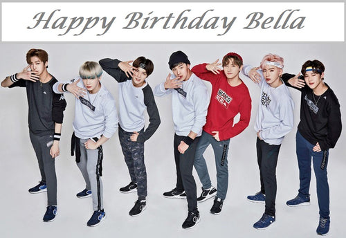 Monsta X Edible Cake Topper Decoration