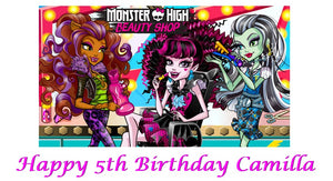 Monster High Beauty Shop Edible Cake Topper Decoration
