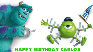 Monsters Inc Edible Cake Topper Decoration