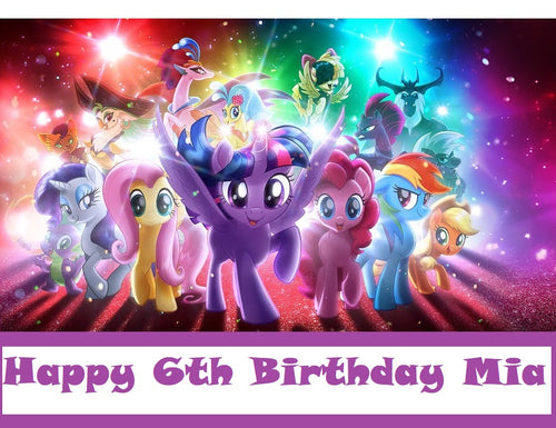 My Little Pony Edible Cake Topper Decoration