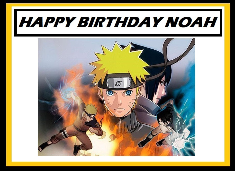Naruto Edible Cake Topper Decoration