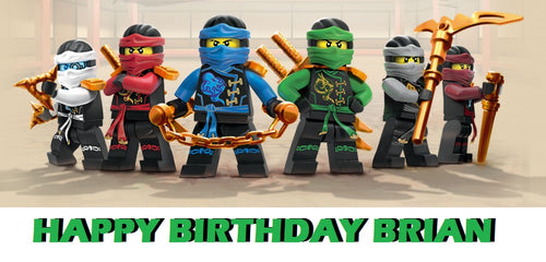 Ninjago Ninja Edible Cake Topper Decoration