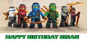 Ninjago Ninja Edible Cake Topper Decoration