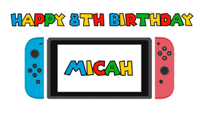 Nintendo Switch Edible Cake Topper Decoration