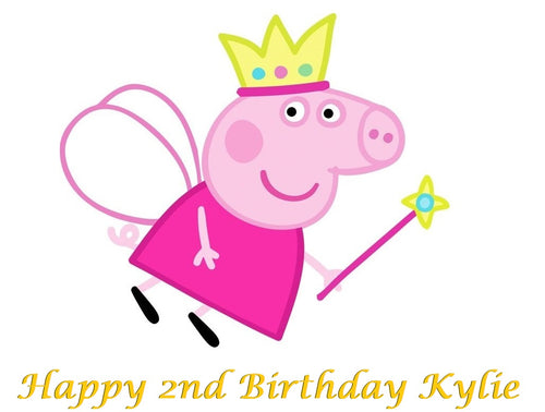 Peppa Pig Edible Cake Topper Decoration