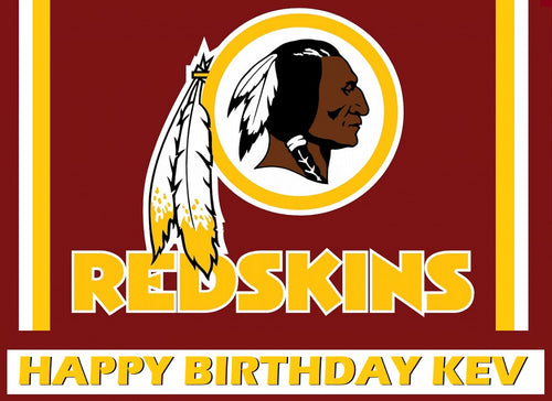 Washington Redskins Edible Cake Topper