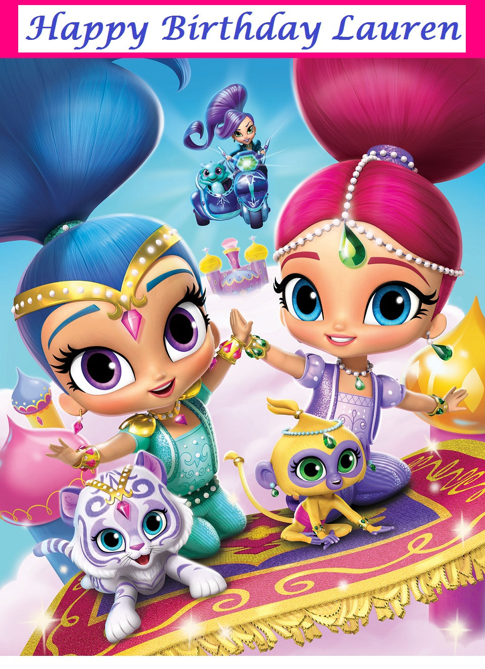 Shimmer and Shine Edible Cake Topper Decoration