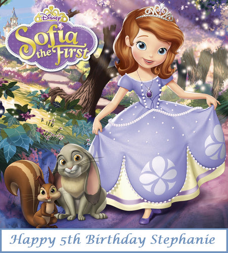 Sofia the First Edible Cake Topper Decoration