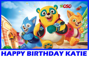 Special Agent Oso Edible Cake Topper Decoration
