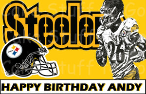 Pittsburgh Steelers Edible Cake Topper