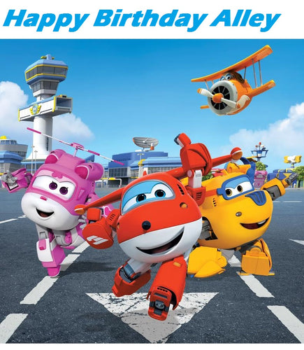 Super Wings Edible Cake Topper Decoration