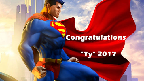 Superman Edible Cake Topper