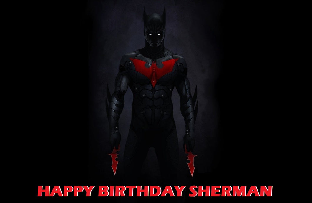 Batman Beyond Edible Cake Topper Decoration