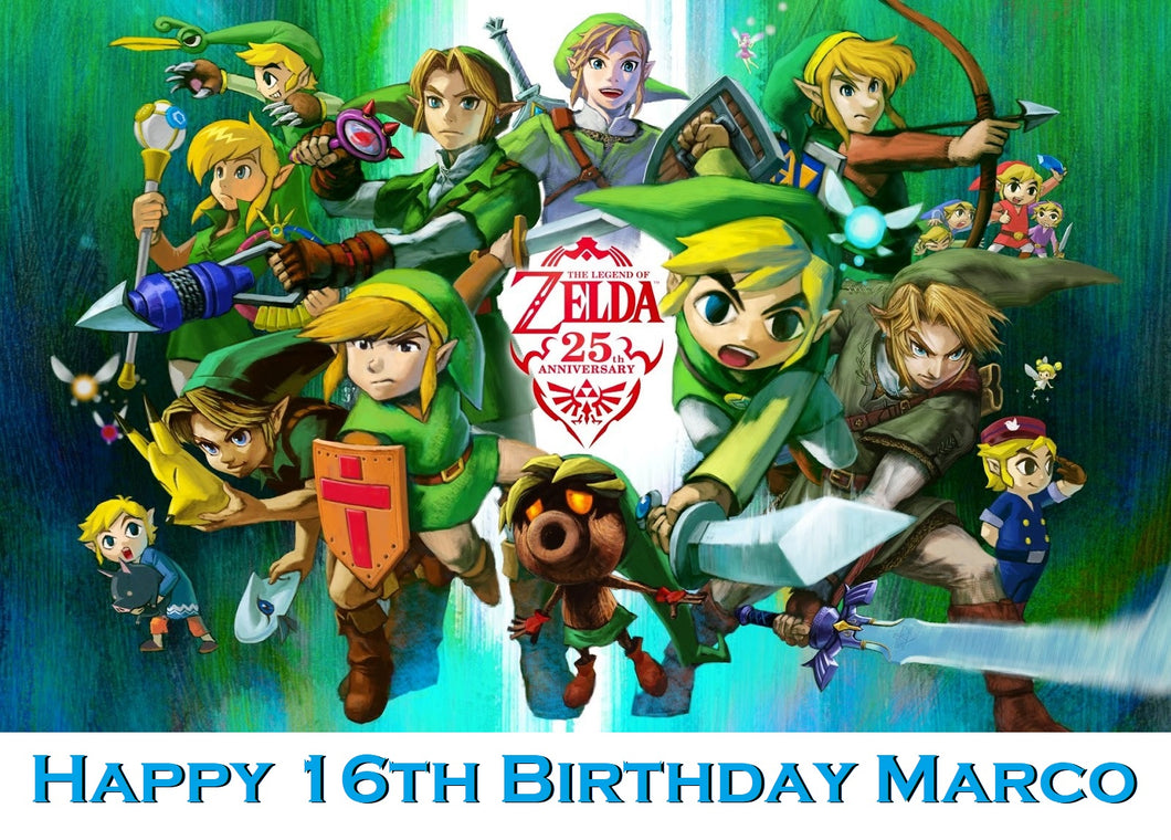 The Legend of Zelda Edible Cake Topper