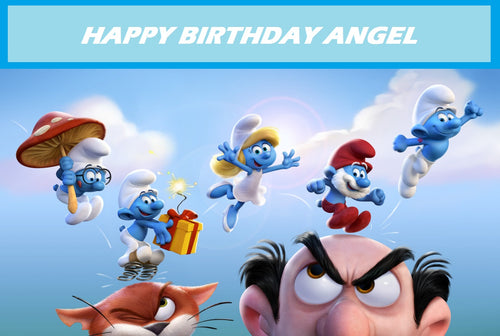 The Smurfs Edible Cake Topper Decoration