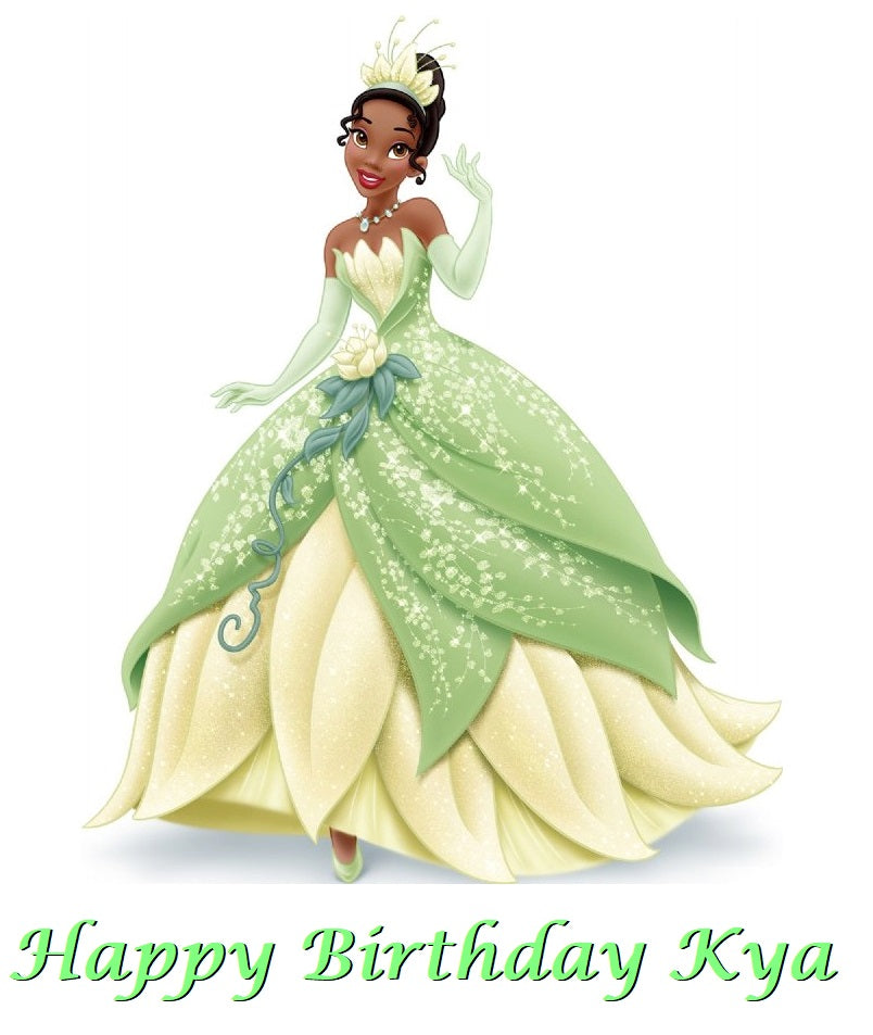 Tiana Princess and the Frog Edible Cake Topper
