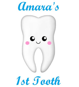 Baby's First Tooth Edible Cake Topper Image Decoration